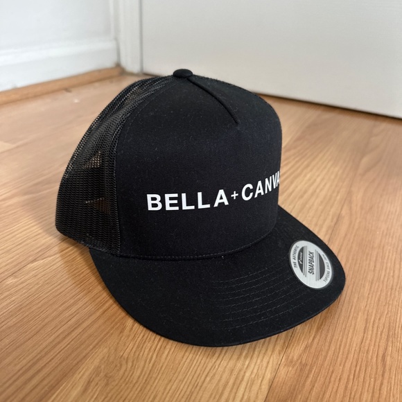 Bella + Canvas, Baseball Cap, Black, One Size - Picture 7 of 7